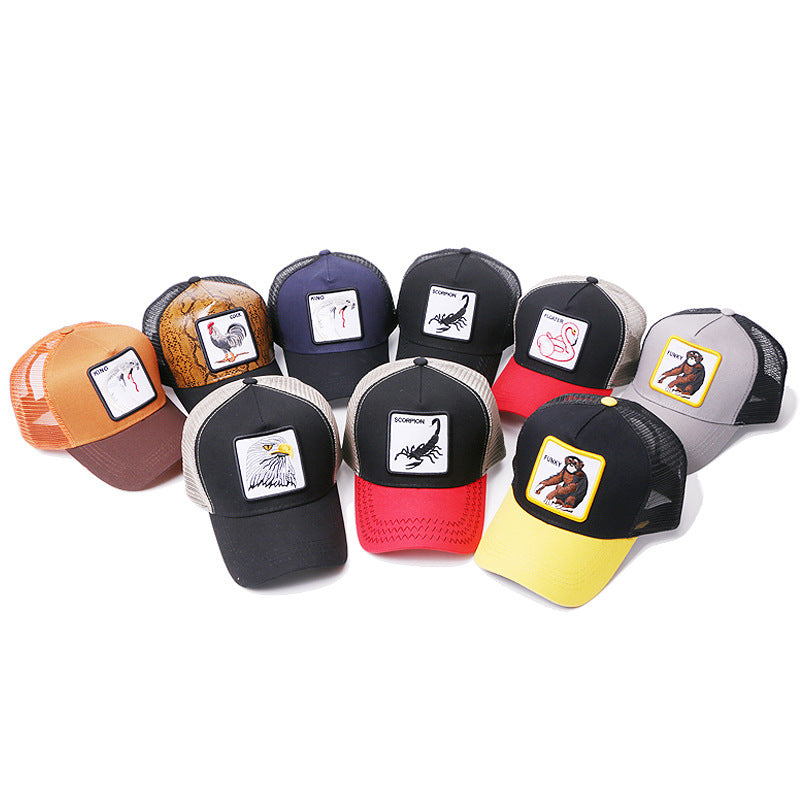 Wholesale Cotton Letter Embroidered Animal Fashion Baseball Caps